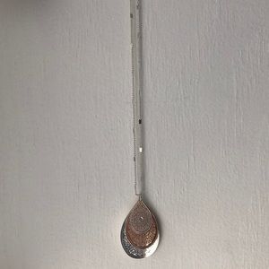 Silver Long Necklace